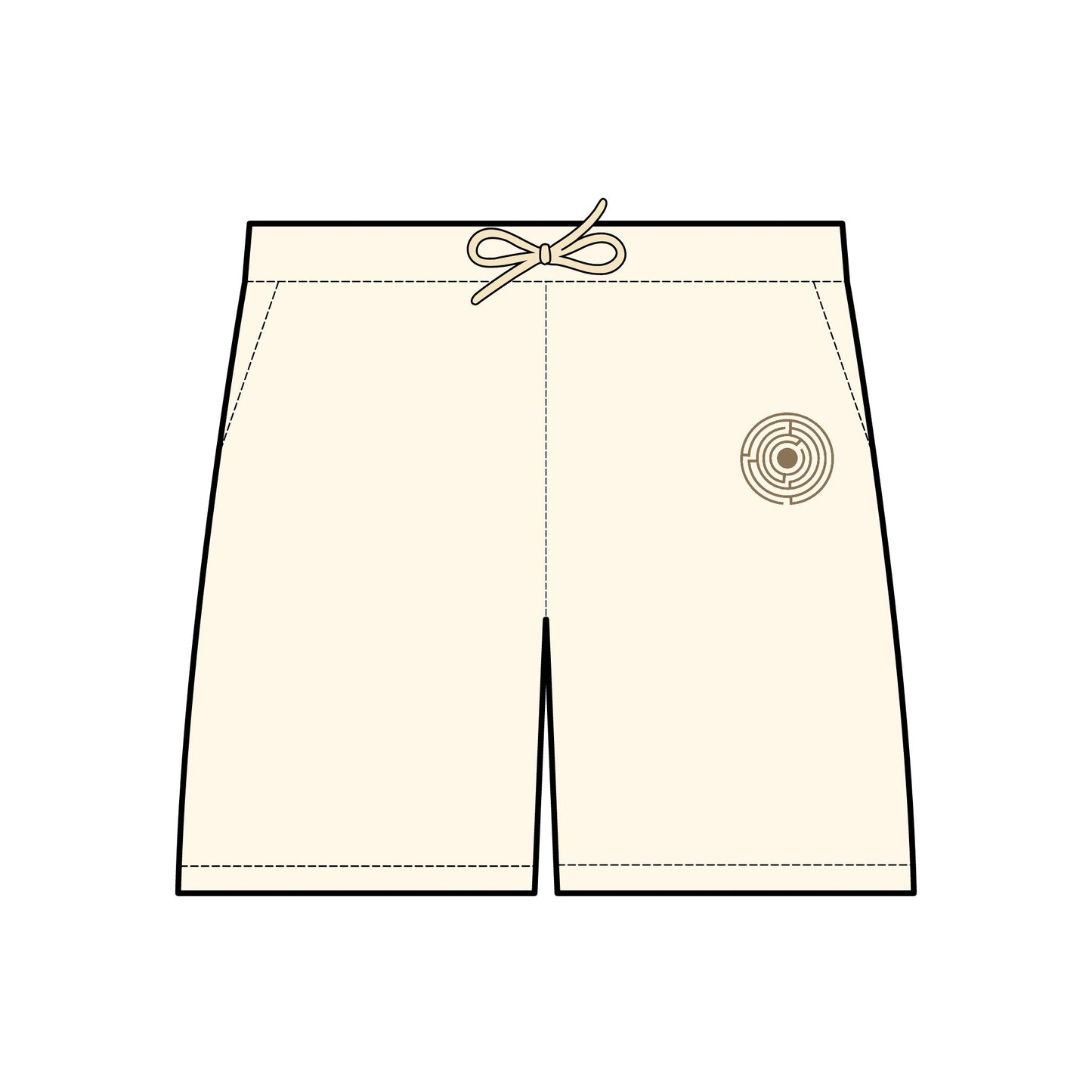 The Labyrinth Lightweight Fleece Sweat Shorts (100% Cotton | Unisex)