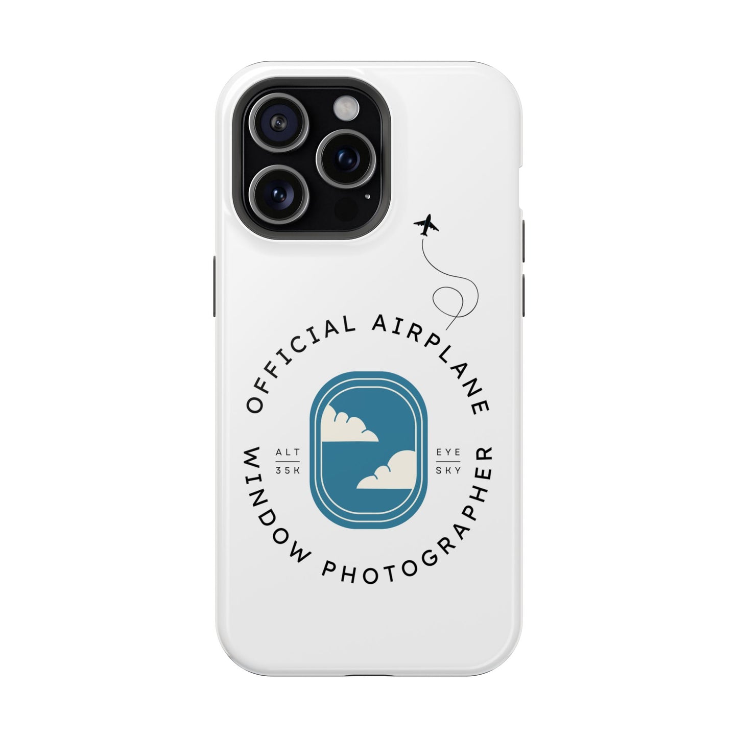 Official Airplane Window Photographer iPhone Case (MagSafe Tough)