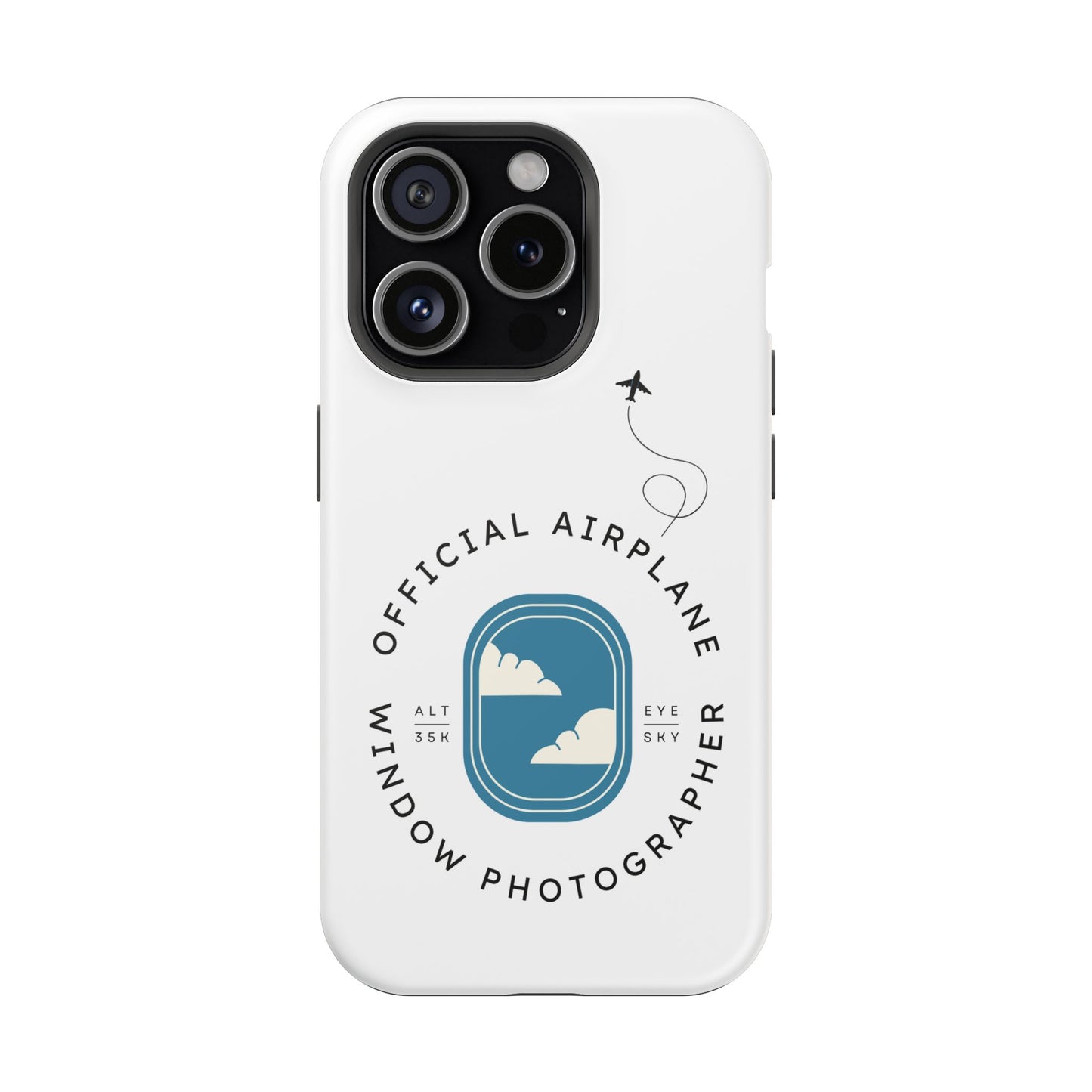 Official Airplane Window Photographer iPhone Case (MagSafe Tough)