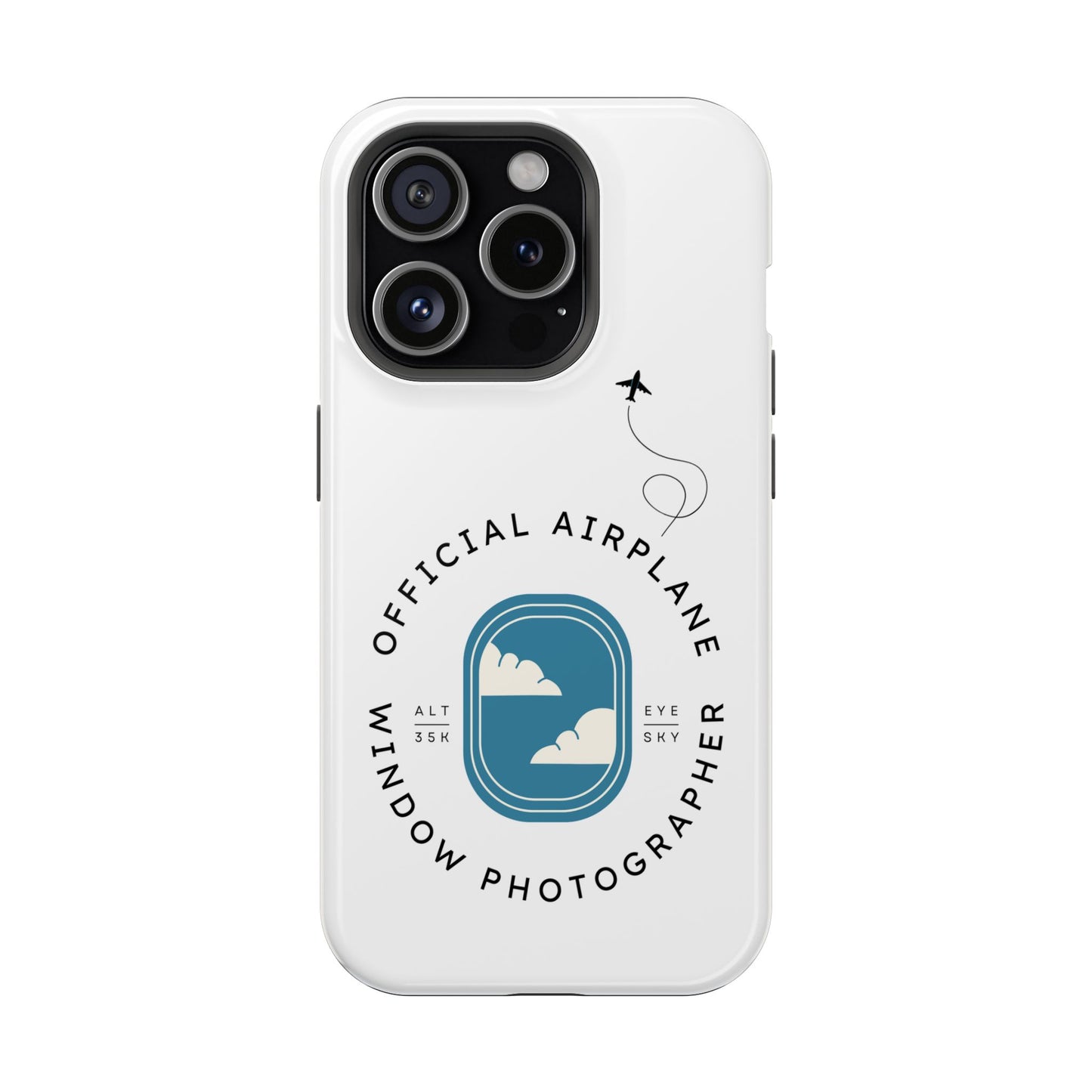 Official Airplane Window Photographer iPhone Case (MagSafe Tough)