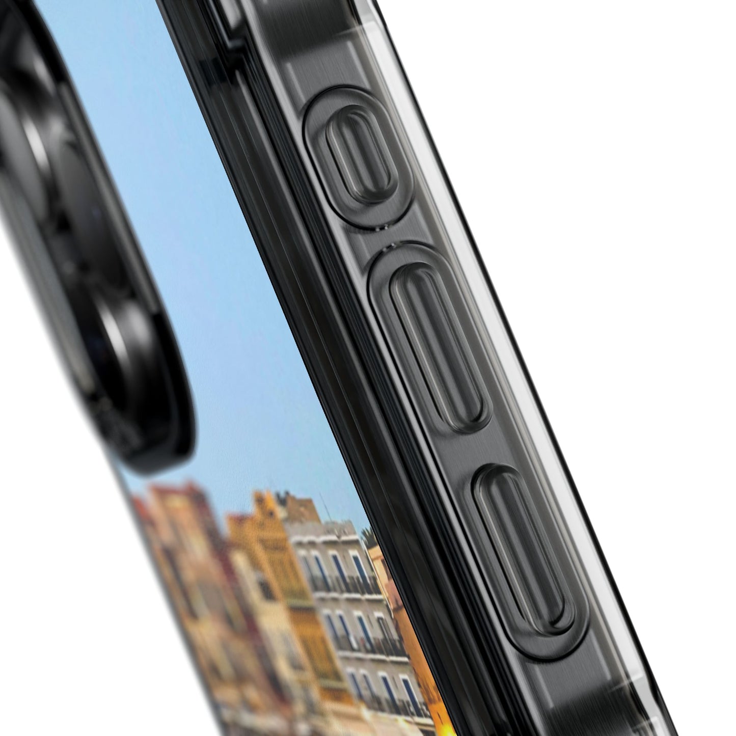 Chania Port Kitty | MagSafe-Compatible Clear Impact iPhone Case