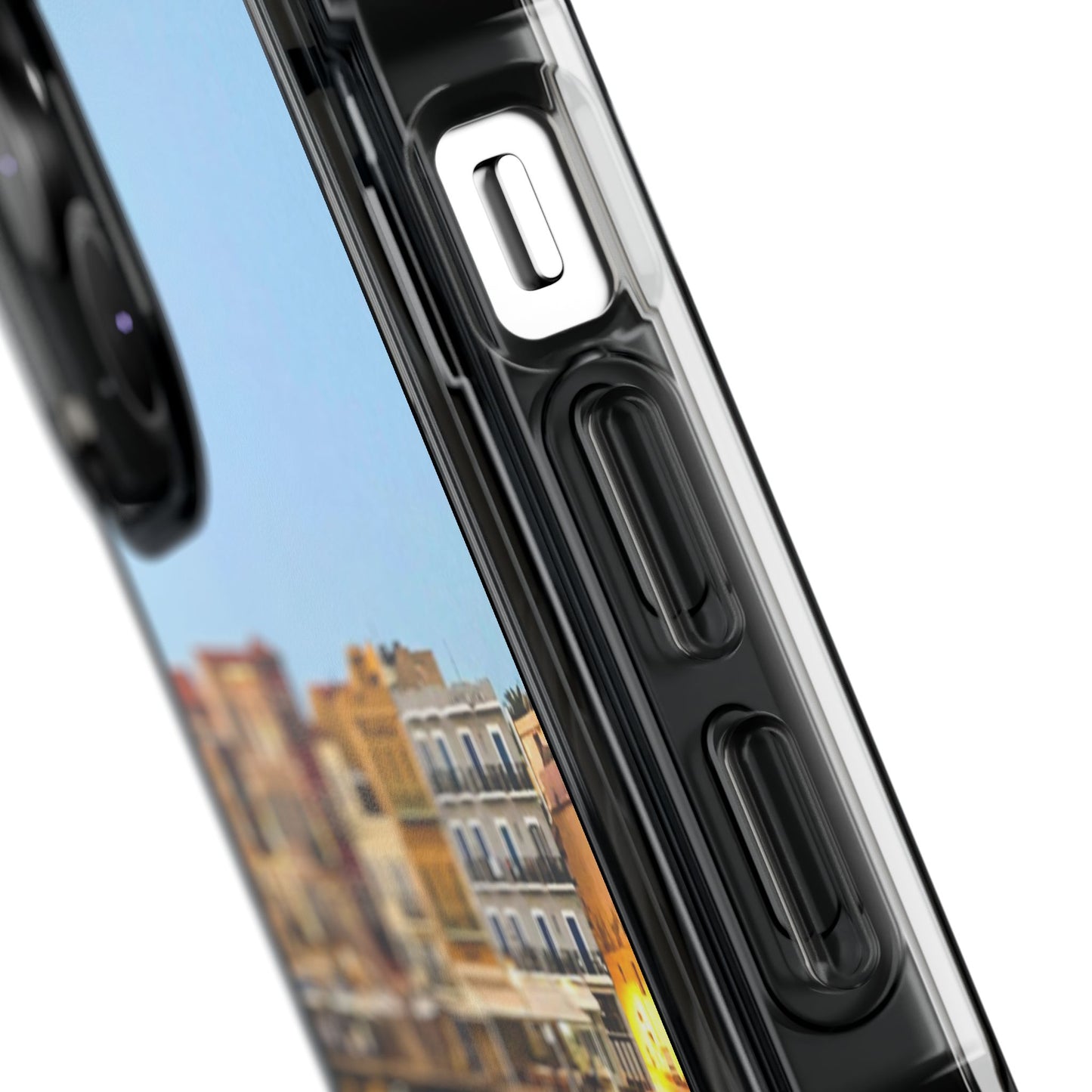Chania Port Kitty | MagSafe-Compatible Clear Impact iPhone Case