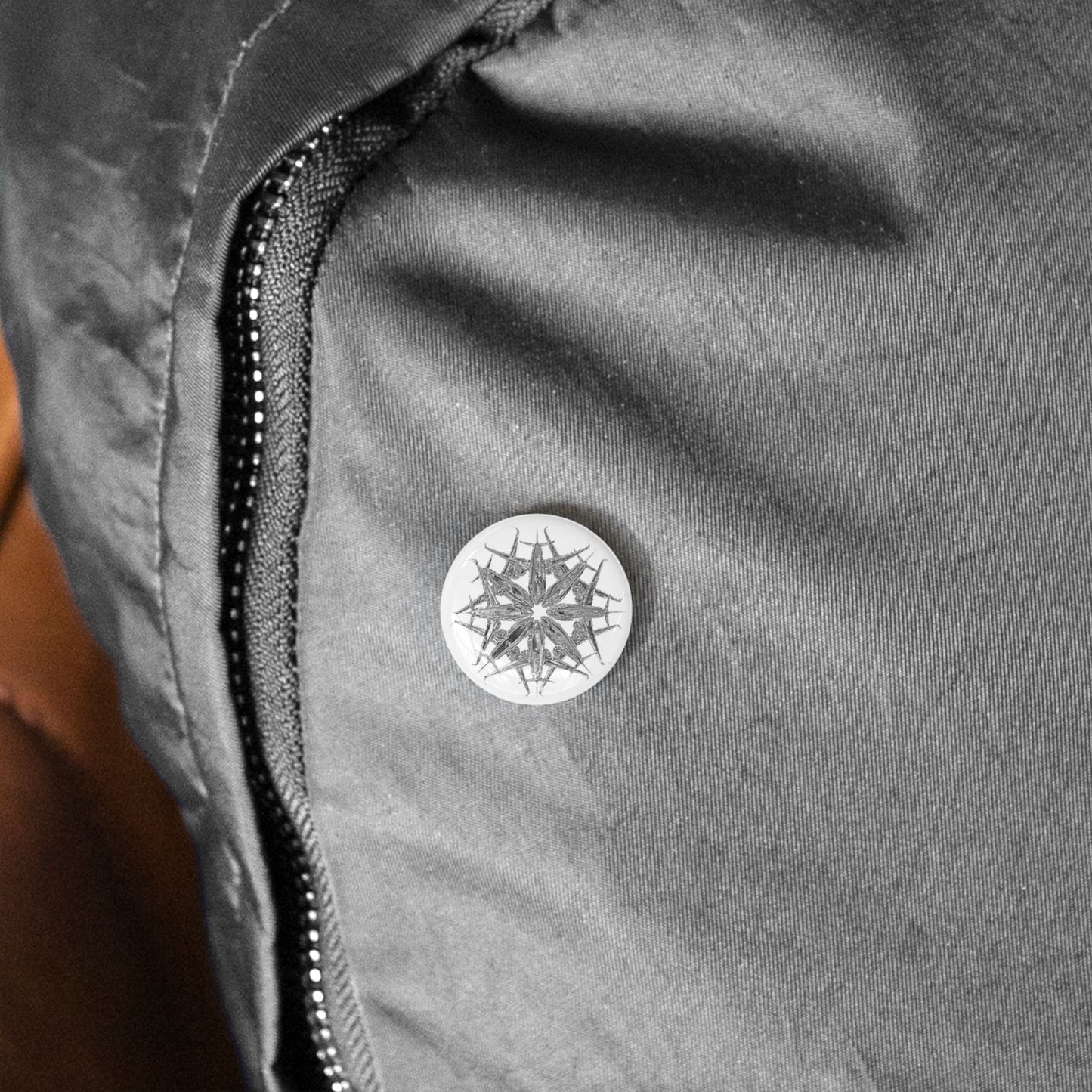 Polaris Flare (Star Crystal No. 7) – Round Pin Badge