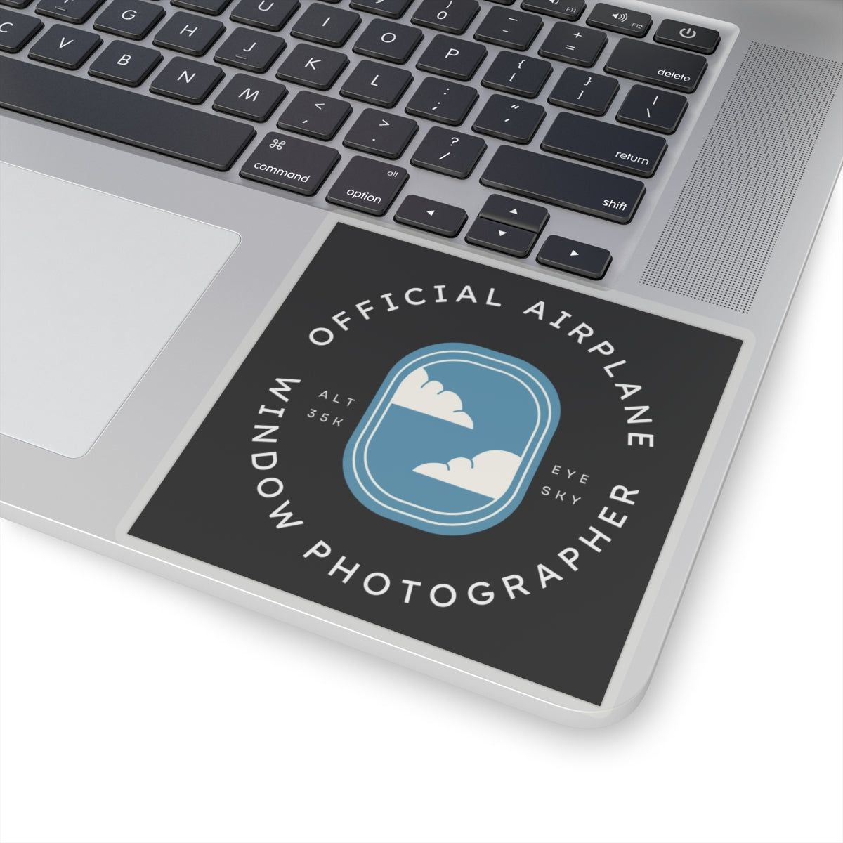 Official Airplane Window Photographer Sticker