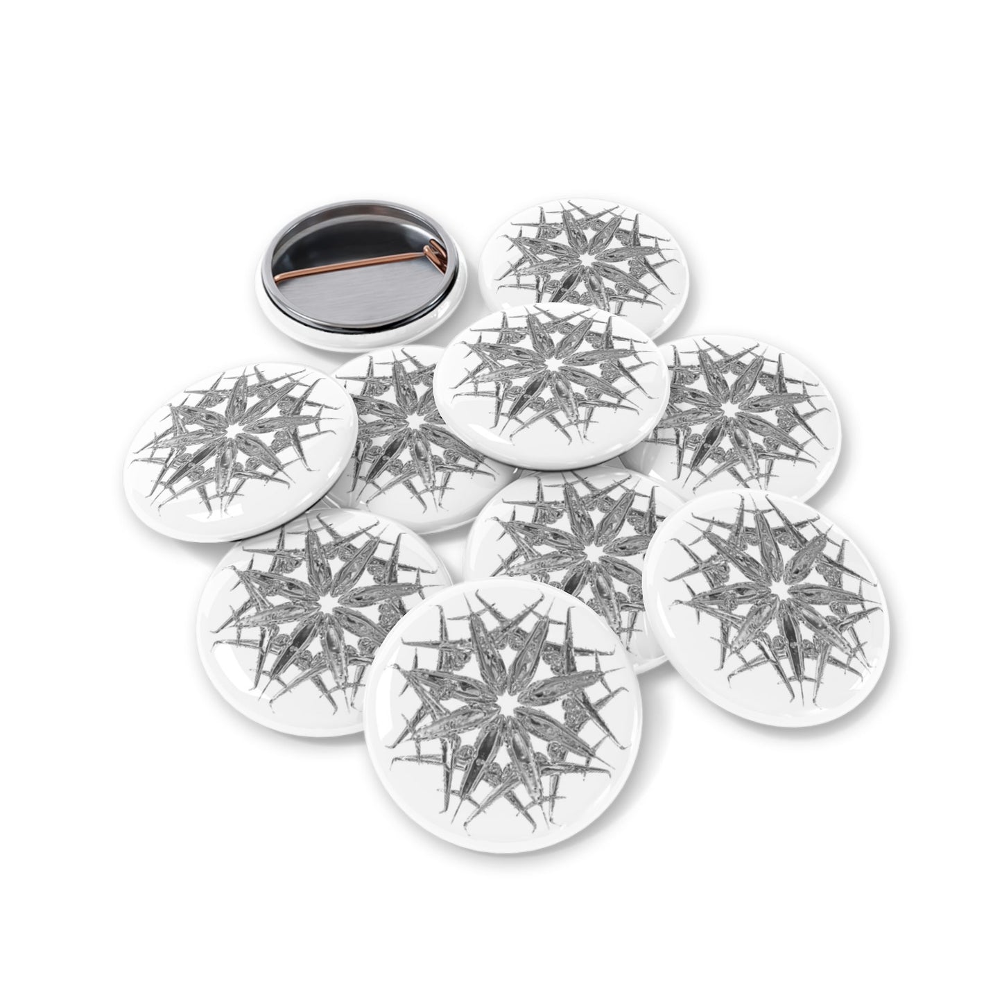 Polaris Flare (Star Crystal No. 7) – Round Pin Badge