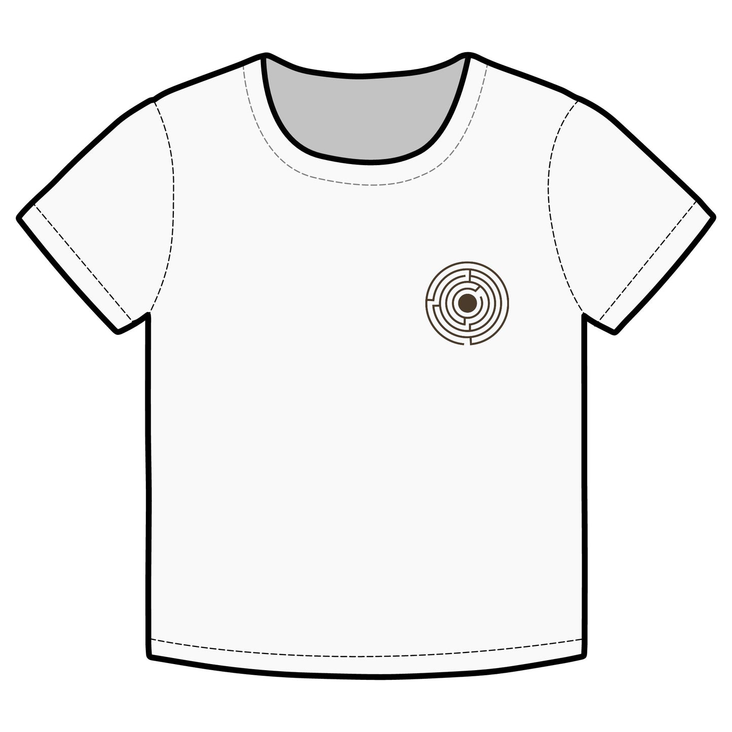 The Labyrinth Organic Rib Baby Tee