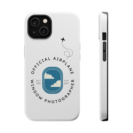 Official Airplane Window Photographer iPhone Case (MagSafe Tough)